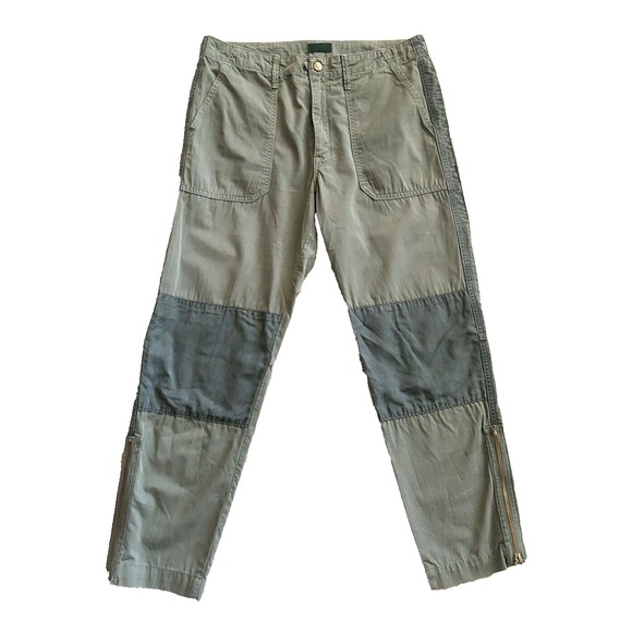 Olive Green Women's Cargo Pants - Picture 2 of 16